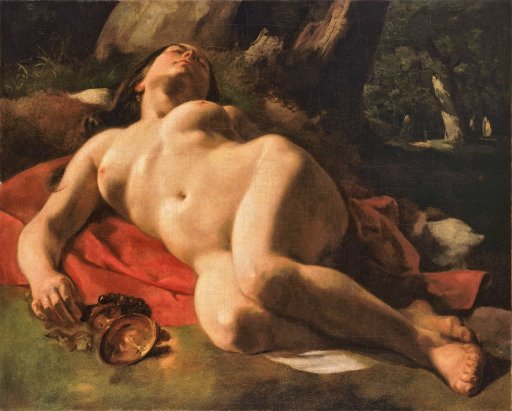 Gustave Courbet - Bacchantin 