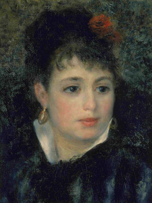 Auguste Renoir - Frau mit Rose 
