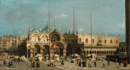 Canaletto - Der Markusplatz in Venedig 