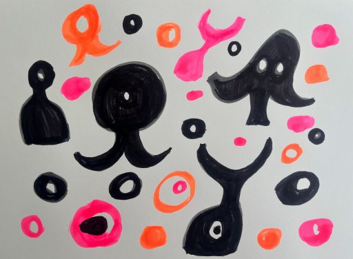 Kinder-Workshop <em>Kosmos Arp</em> Schnurruhr und Schnurhut mit Silke May und Prof. Kathrin Seifert