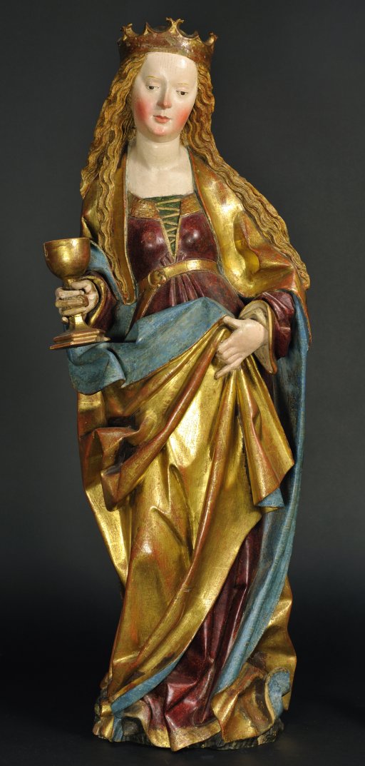 Meister des Retabels in Lautern (Werkstatt), Hl. Barbara, um 1509 Foto: Gruppe Köln, Hans G. Scheib