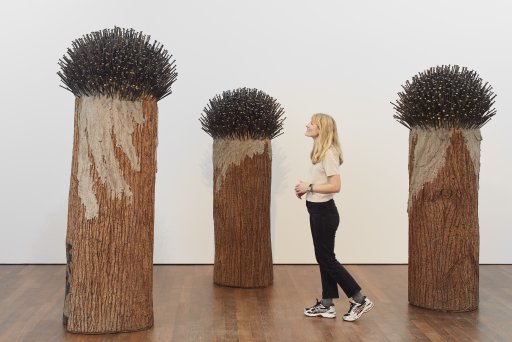 Ausstellungsansicht: Günther Uecker. Die Verletzlichkeit der Welt © VG Bild Kunst, Bonn 2026, Foto: Mick Vincenz