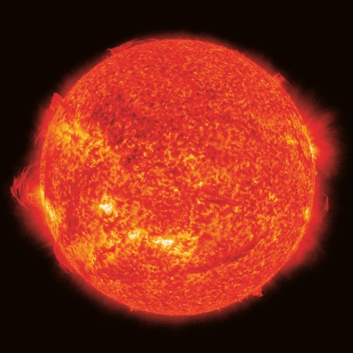 Katharina Sieverding, DIE SONNE UM MITTERNACHT SCHAUEN (RED), SDO/ NASA, 2011–14, © Katharina Sieverding, Foto: Klaus Mettig, VG Bild-Kunst Bonn, 2026