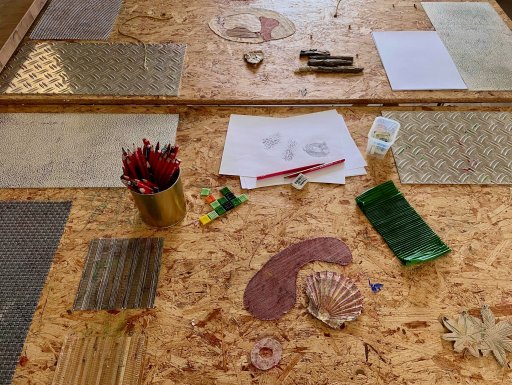 Upcycling - Summer of change - Frottage