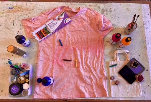 Upcycling Summer of change - Textildruck